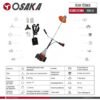 DESBORZADORA OSBC52 FICHA TECNICA Desbrozadora Osaka 52cc