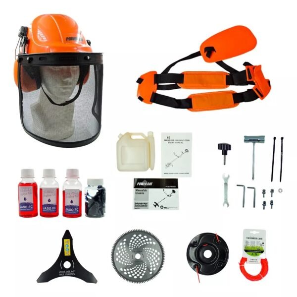 Desbrozadora PowerCat-PRO 52cc vástago 2 piezas